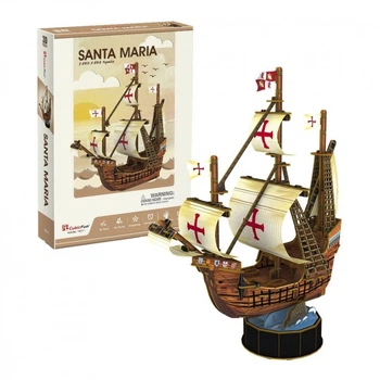 Пазл Cubic Fun Трехмерная головоломка-конструктор Санта Мария (T4031h) (267603)