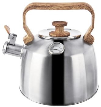 Czajnik Orion z gwizdkiem i termometrem Stalowy 3.2 l (8592381194741)