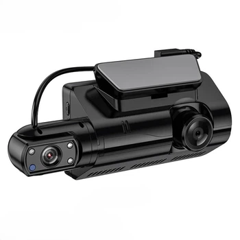 Відеореєстратор HOCO Di07 Dual Cameras Driving Recorder HD 2 Camera Black