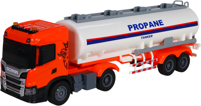 Автомодель Techno Drive Автоцистерна Large Truck Scania со световыми и звуковыми эффектами (6418KS)