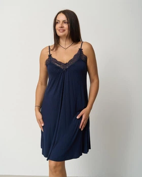 Fashions • Ночная сорочка Jessie Fashions 4XL темно-синий (70192-ни)