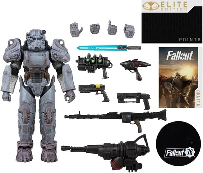 Фоллаут 76 - Силова броня T-60 Fallout 76 T-60 Elite Edition Deluxe Action Figure McFarlane Toys