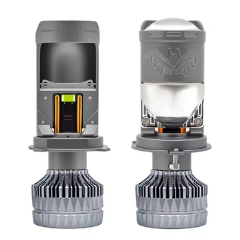 Лампа LED Міні Лінзи H4 D35мм 160/170w 17000/18000Lm 6000K 3570 Chip 12V "F60"