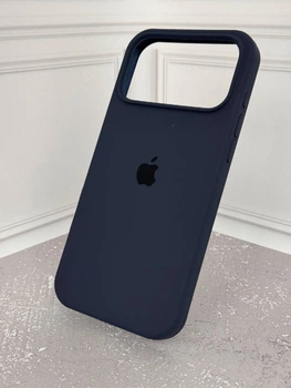 Чехол Premium Silicone Case Full для iPhone 17 Pro Max Dark Blue