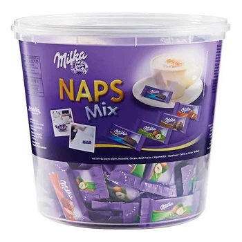 Набор шоколадный Milka Schokolade NAPS 207 x 4,6 г 1 кг