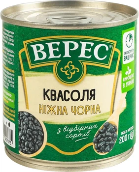 Квасоля чорна Верес Ніжна 200 г