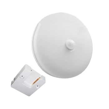 LED светильник с датчиком движения СЕ065S 12W 1080Лм 4000K Ø120*50MM IP44 Led City