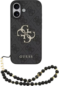 Панель Guess 4G Strap 4G Classic Logo для iPhone 17 Black (3666339526191)