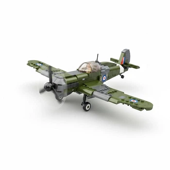 Конструктор SLUBAN “Военный самолёт”, M38-B0712, 290 деталей, с фигуркой солдата
