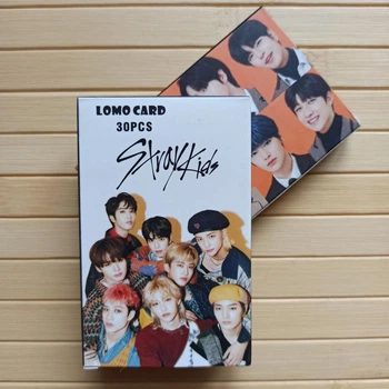 Lomo Ломо Карти Stray Kids Стрей кідс 30 шт (помаранчеві) 6537