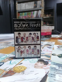 Lomo cards Ломо Карты Stray Kids Social Path Super Bowl 55 карт Стрей Кидс (black) 4527
