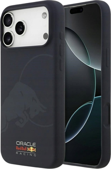 Панель Red Bull Silicone Single Bull Logo MagSafe для Apple iPhone 17 Pro Max Navy Blue (3666339527655)