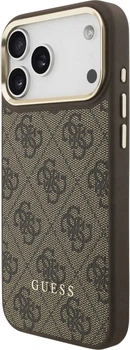 Панель Guess Cardslot 4G MagSafe для iPhone 17 Pro Max Brown (3666339558741)