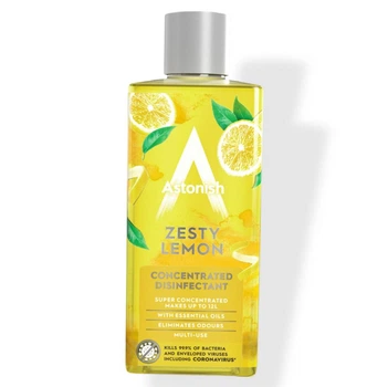 Многофункциональный концентрат Astonish для мытья и дезинфекции "Лимонный Взрыв", 300 мл