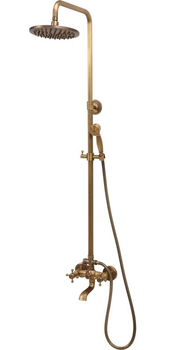 Kolumna prysznicowa Fala Retro 1 Bronze (5906083042386)