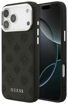 Панель Guess Peony Hot Stamp ScriptMagSafe для iPhone 17 Pro Max Black