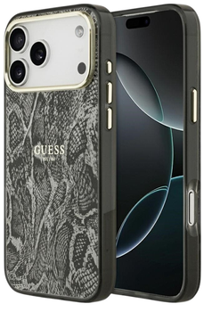 Панель Guess Python Pattern MagSafe для iPhone 17 Pro Black