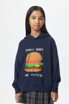 Худи Uniqlo 158-164(см) Темно-синий (125040)