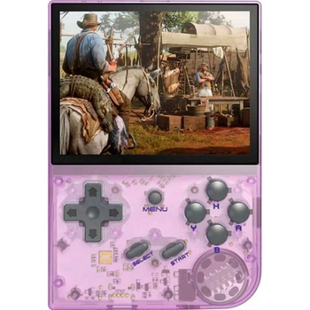 Ретро игровая приставка Anbernic RG35XX 64GB Transparent Purple [102903]