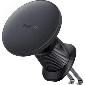 Автодержатель с беспроводной зарядкой Baseus CW01 Magnetic Wireless 15W Black (C40141001111-00) [143780]
