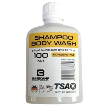 Мыло для рук и тела Base Camp Shampoo Body Wash 100 ml (1033-BCP 40701)