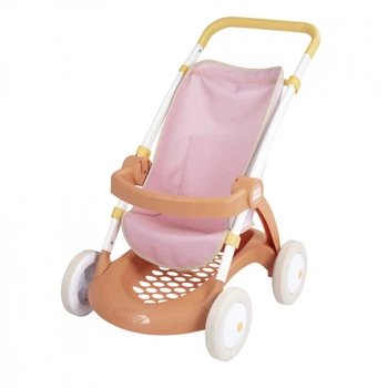 Коляска для кукол Smoby Baby Nurse Терракотовая пудра. Прогулка, с корзиной, 18 мес + (7600254024) (335602)