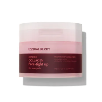 Тонізуючі педи Eqqualberry Collagen Pore-Tight Up Gel Toner Pads з колагеном (60 шт)