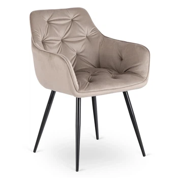 Стул для кухни и гостиной MODESTO Beige Velvet