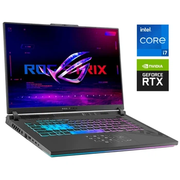 Ігровий ноутбук Б-класу Asus ROG Strix G16 G614JV / 16" (1920x1200) IPS / Intel Core i7-13650HX (14 (20) ядер по 3,6 - 4,9 ГГц) / 16 ГБ DDR5 / 1000 ГБ SSD NVMe / nVidia GeForce RTX 4060, 8 ГБ GDDR6, 128-біт / Веб-камера б/в