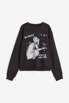 Жіночий світшот H&M 211888-4 XS(160/80) чорний (2118880002)