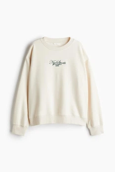 Жіночий світшот H&M 211900-4 M(170/96) кремовий (2119000004)