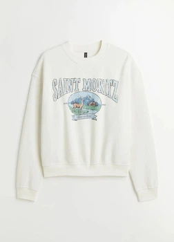 Жіночий світшот H&M 719783-4 4XL(175/152) кремовий (2000005014987)
