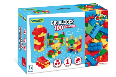 Конструктор KASHTANCHIK "Big Blocks" 100 елементів