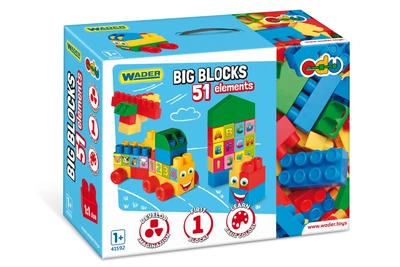 Конструктор KASHTANCHIK "Big Blocks" 51 елемент