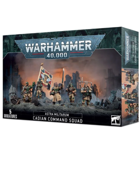 Набор миниатюр WARHAMMER 40000: ASTRA MILITARUM - CADIAN COMMAND SQUAD