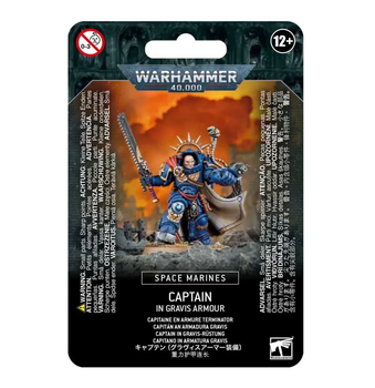 Миниатюра WARHAMMER 40000: SPACE MARINES - CAPTAIN IN GRAVIS ARMOUR