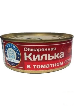 Килька Ventspils обжаренная в томатном соусе 240 г
