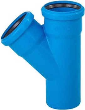 Трійник для малошумної внутрішньої каналізації Magnaplast Ultra dB 110х110 мм