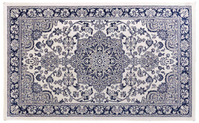 Килим Douceur d'intérieur з візерунком CHERINE 68 x 110 см Блакитний (3574387414974)