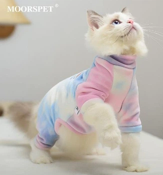 Кофта з рукавами для кота или собаки Свитшот MOORSPET Размер XXL