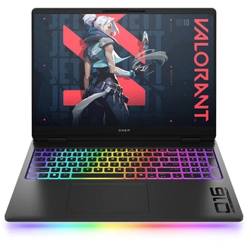 Игровой ноутбук HP Omen 16- ak0006nn AMD Ryzen™ AI 9 HX 375 до 5, 1 ГГц, 16, 0, 2, 5 КБ, 16 ГБ DDR5, 1 ТБ SSD, NVIDIA® GeForce RTX™ 5070 Ti 12 ГБ GDDR7, Free DOS, Shadow Black