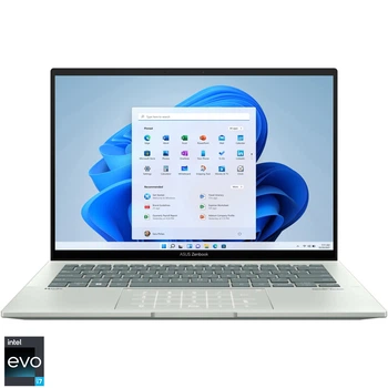 Ультрапортативный ноутбук ASUS Zenbook 14 OLED UX3402ZA Intel® Core™ i7- 1260P до 4, 70 ГГц, 14 дюймов, 2, 8 КБ, OLED, 16 ГБ, 1 ТБ SSD, графикой Intel Iris Xᵉ, Windows 11 Pro, Aqua Celadon