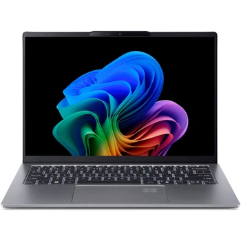 Ноутбук Acer Swift Go 14 AI OLED SFG14- 64- R4CJ AMD Ryzen™AI 7 350 до 5, 0 ГГц, 14 WUXGA, OLED, 16 ГБ LPDDR5X, 1 ТБ SSD, AMD Radeon™ 860M, Windows 11 Home, блискуче серебристый