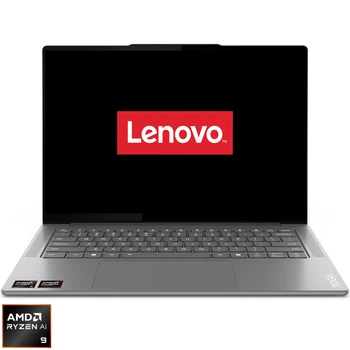 Ноутбук Lenovo Yoga Pro 7 14ASP9 AMD Ryzen™ AI 9 365 pana la 5. 0GHz, 14. 5 2. 8K WQXGA+, OLED, 120Hz, 32GB LPDDR5x RAM, 1TB SSD, AMD Radeon™ 880M, No OS, Luna Серый