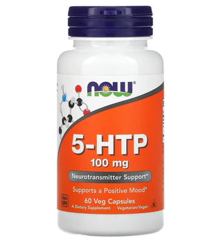 Аминокислота Now Foods 5-HTP 100 mg 60 капс Без вкуса (646101)