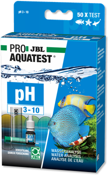 Тест JBL ProAquaTest pH 3.0-10.0 для определения кислотности в воде на 50 измерений