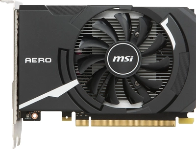 MSI PCI-Ex GeForce GT 1030 Aero ITX OC 2GB DDR4 (64bit) (1189/2100) (DVI, HDMI) (GT 1030 AERO ITX 2GD4 OC)