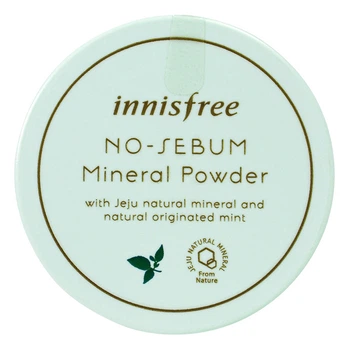 Безбарвна матувальна розсипчаста пудра для обличчя Innisfree No Sebum Mineral Powder, 5 г