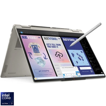 Ноутбук Lenovo Yoga 7 2- в- 1 14ILL10 Intel® Core Ultra 7 258 В до 4, 8 ГГц, 14 2, 8 К, WQXGA+, OLED, 120 Гц, сенсорним екраном, 32 ГБ LPDDR5x, 1 ТБ SSD, графікою Intel® Arc™, Seashell