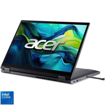 Ноутбук Acer Aspire Spin 14 ASP14- 51MTN- 79EQ Intel® Core™ 7 150U pana la 5. 4GHz, 14'', WUXGA IPS сенсорный, 32GB LPDDR5 RAM, 1TB SSD, Intel®, No OS, Steel Серый